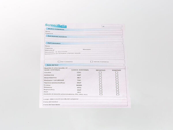 Foto principale Modulo in triplice copia