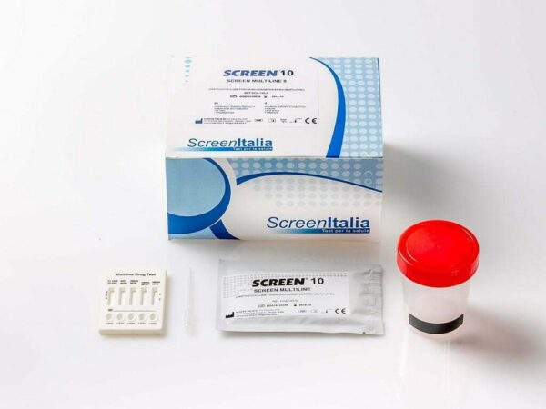 Foto principale Screen 10 Test Antidroga 10 Sostanze Urina con contagocce 25 pezzi (SC-0258-25)