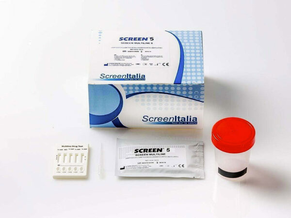 Foto principale Screen 5 Test Antidroga 5 Sostanze Urina con contagocce 25 pezzi (SC-0111-25)