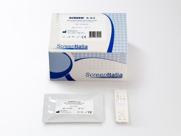 Foto principale Screen 6-S2 Test Antidroga 6 Sostanze Saliva 25 pezzi