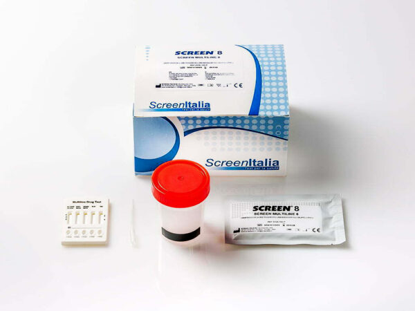 Foto principale Screen 8 Test Antidroga 8 Sostanze Urina con contagocce 25 pezzi (SC-0166-25)