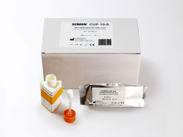 Foto principale Screen CUP 10-S Test Antidroga 10 Sostanze Saliva con bicchierino 25 pezzi