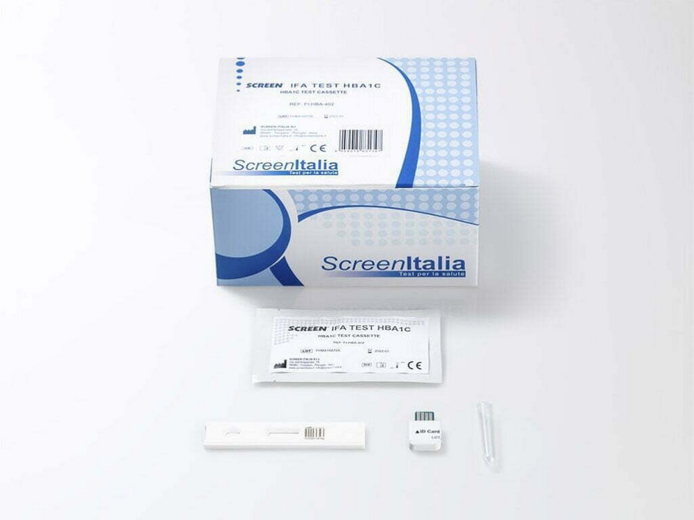 Foto principale Screen IFA Test Emoglobina glicata HbA1c Sangue 20 pezzi