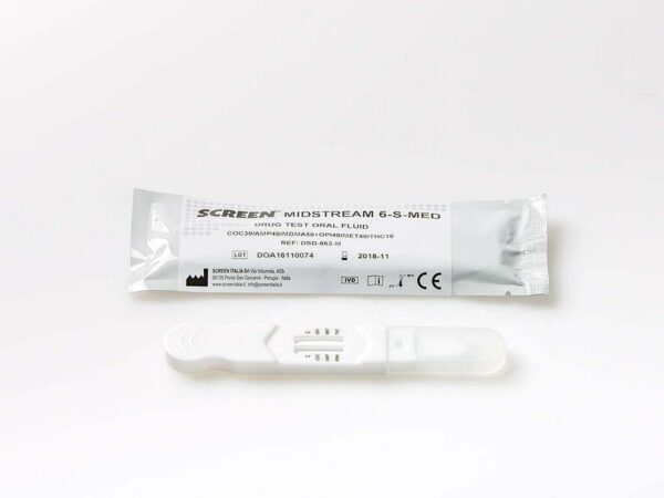 Foto 1 Screen MIDSTREAM 6-S-MED Test Antidroga 6 Sostanze Saliva 25 pezzi