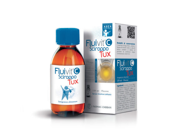 Foto principale Integratore Alimentare per la Gola Farmac-Zabban Fluivit C Sciroppo Tux 150 ml