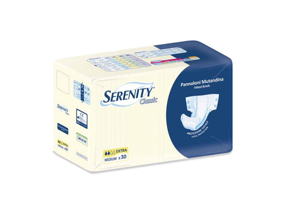 Foto principale Serenity Classic Pannolone Mutandina Taglia M Extra Conf. 30 pz